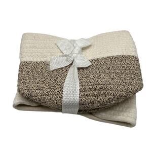 Cotton Rope Hanging Bags Set of 2 One handle on Each Bag Used for Hanging - New